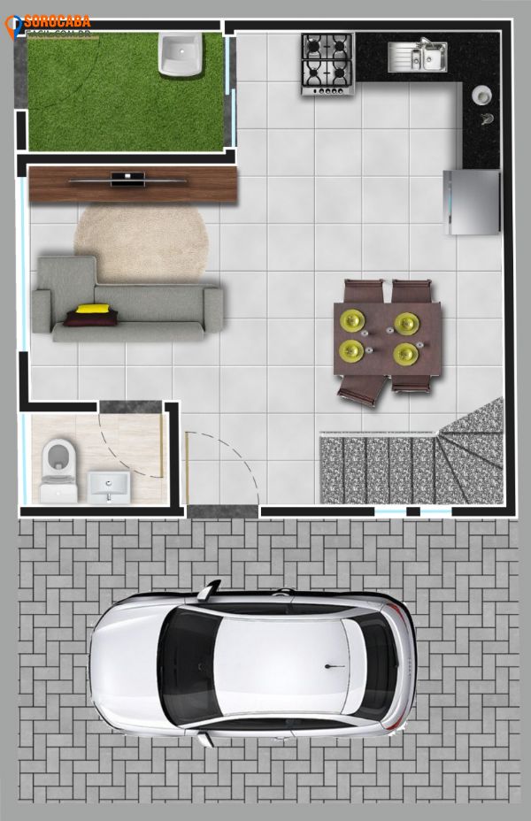 Casa em Alto da Boa Vista, Sorocaba - Casa Residencial Armando - Foto 3